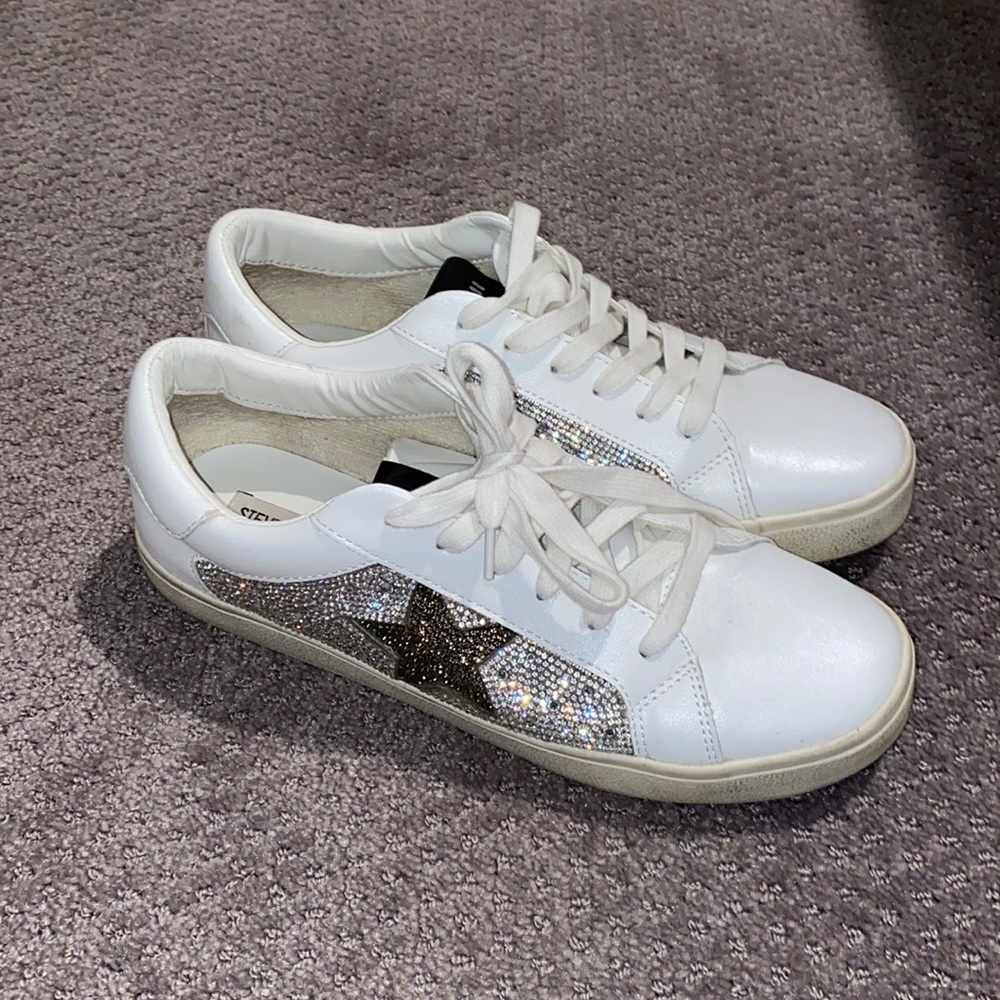 Steve madden rhinestone sneakers